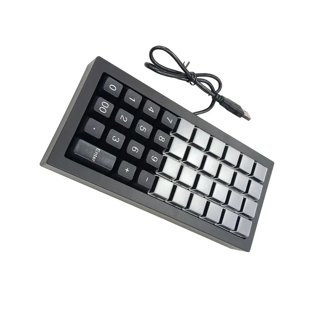 Imagem -05 - Teclado Pos Mecânico Programável com Cartões de Tarja Magnética Kb40 Alta Qualidade 40 Chaves