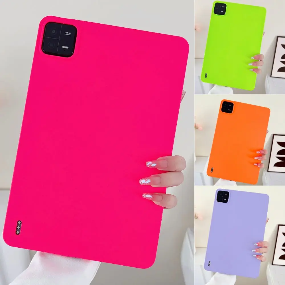 Neon Case for Xiaomi Pad 6 Pro 11 inch Matte Silicone Candy Color Fluorescence Shockproof Tablet Cover for Xiaomi mi Pad 6 Cases