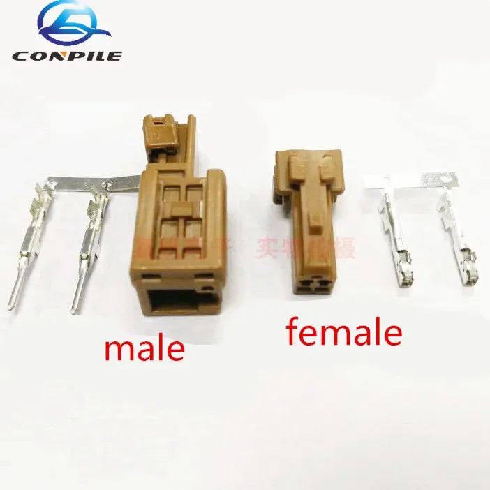 for Nissan Infiniti Venucia tweeter mid-range speaker 2PIN hole male female plug connector terminal