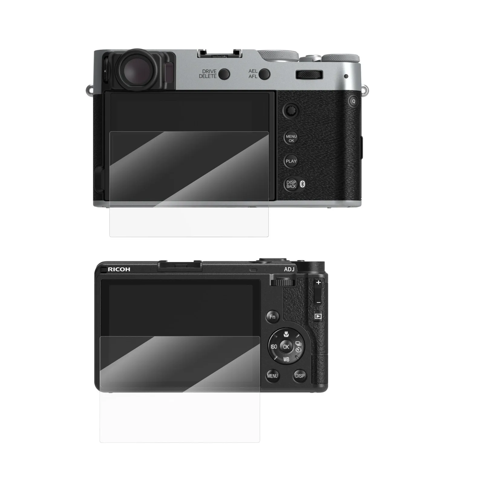 Osłona ekranu SmallRig do FUJIFILM X100VI / X100V / X-E4 / X-T4 / X-T5 / RICOH GR IV Osłona ekranu ze szkła hartowanego 5803 — zdjęcie produktu 7