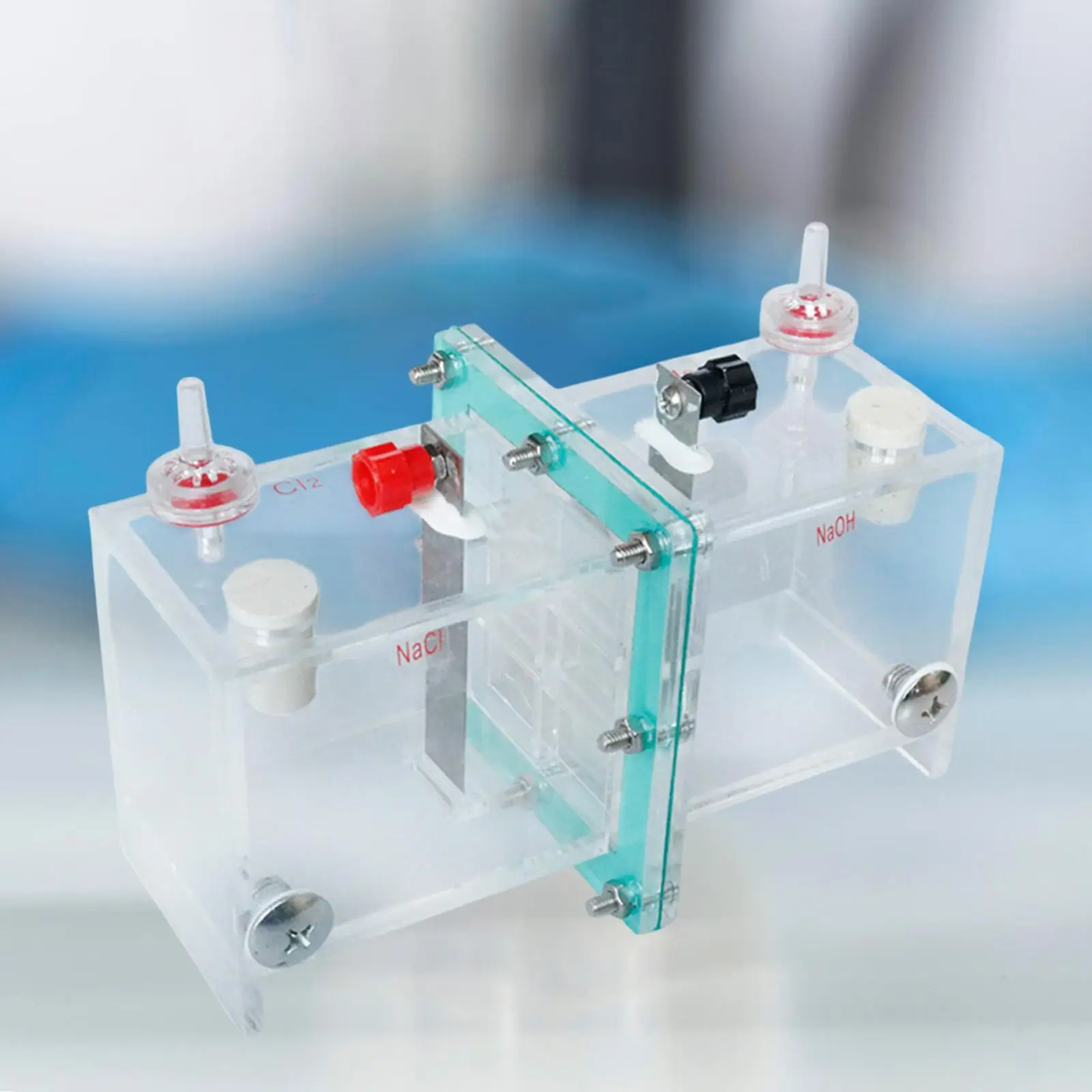 전해조 시위자 이온 교환 멤브레인 사용하기 쉬운 줄기 도구 교실 교사 청소년을 위한 티타늄 전극 장비