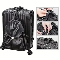 Travel Luggage Fixed Strap Backpack External Strap Portable Strap With Release Buckle Add-A-Bag Luggage Strap Belt Jacket Holder 3