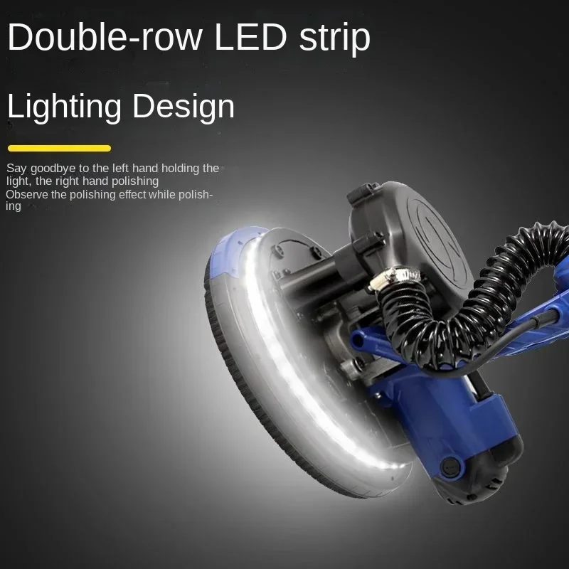 Cross borderBrushless Wall Grinding Machine Dust-Free Putty Sand Paper Machine Multi-Function Electric Self-Priming Wall Polish