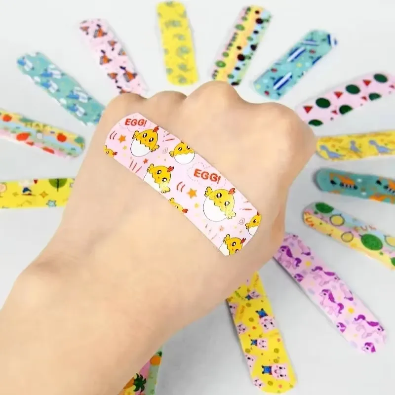 

10-60Pcs Cartoon Animal Pattern Hemostatic Kids Band-Aid Self-Adhesive Bandage First Aid Emergency Kit Wound Plaster Patches