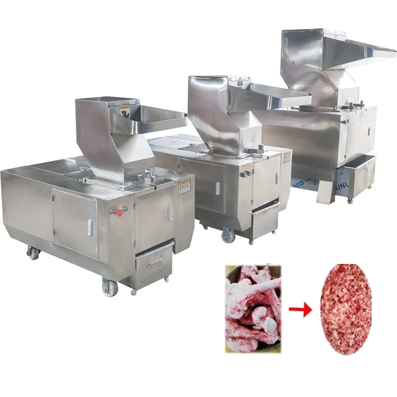 

50-60kg/h Stainless Steel Pig Animal Cow Bone Crushing Machine/fish Meat Bone Grinding Machine