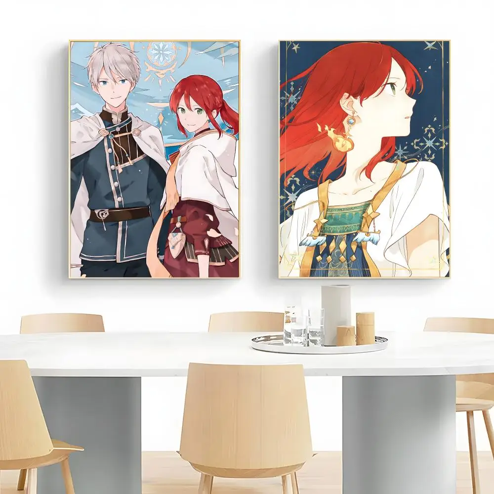 romantic anime S-Snow White with the Red Hair Poster Wall Art Print Decorative Mural Home Decor Gift Unframed