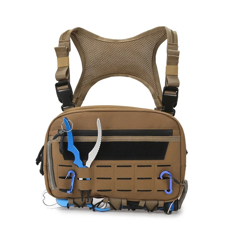 outdoor-sports-men's-chest-bag-multi-functional-tactical-vest-bag-can-hold-tablet-oxford-cloth-material-vertical-square-shape