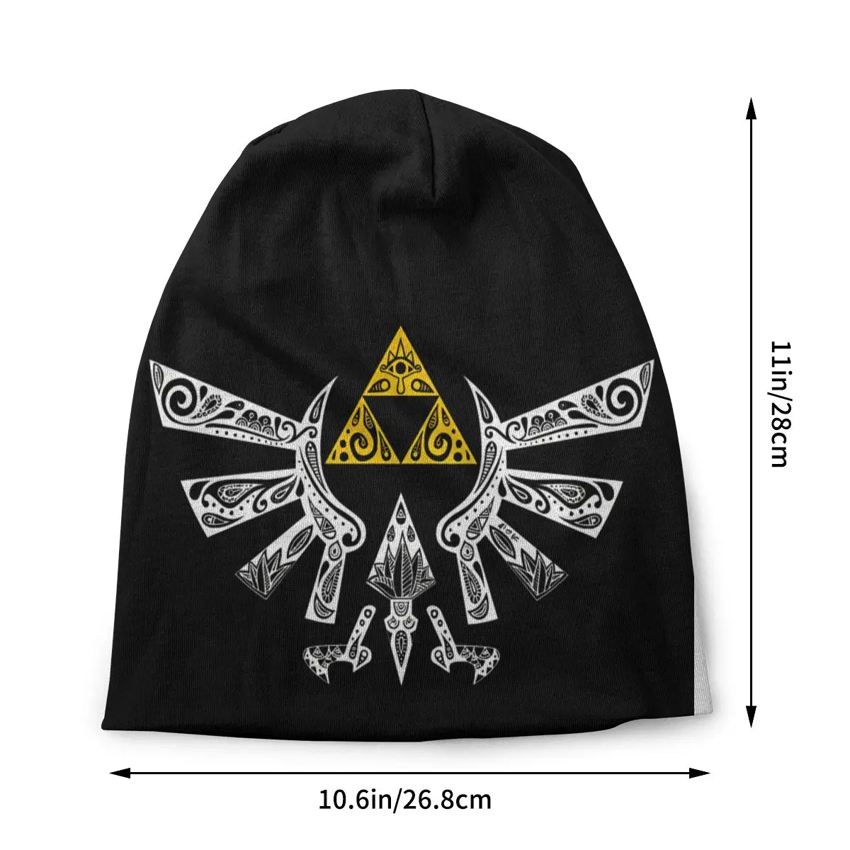 White And Gold Bonnet Homme Sport Zeldas Legend Game Thin Skullies Beanies Caps Novelty Hats