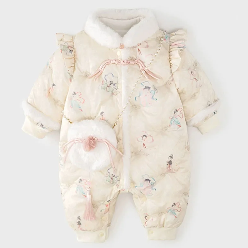 winter-infant-girls-clothes-chinese-style-cartoon-cute-fleece-warm-thick-romper-bag-baby-clothing-sets-infant-accessories-b391