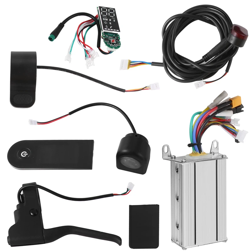 

36V 350W Controller+Bluetooth Meter+Accelerator+Light+Cover+Handbrake Kit For Xiaomi M365/M365 Pro Electric Scooter