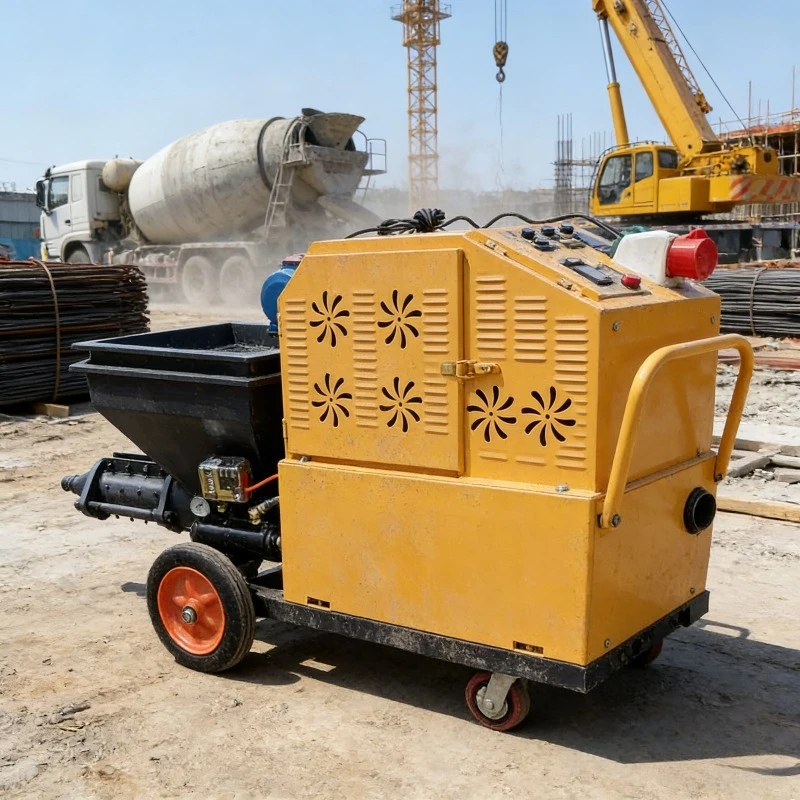 Mini Wall Cement Plaster Machine Automatic Concrete Mortar Spraying Shotcrete Machine for Construction