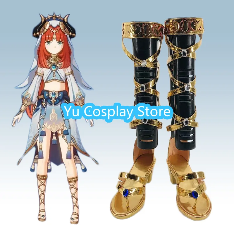 

Yu Cosplay Store Genshin Impact Nilou Cosplay Shoes Halloween Carnival Props Party