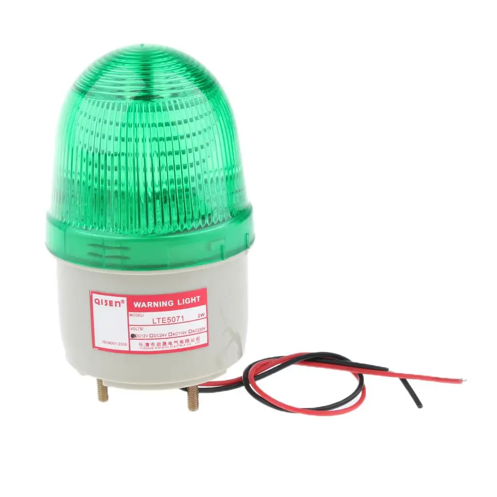 Flashing Warning Light LED Strobe Beacon Emergency Lamp 12V for Industry Transportations Home