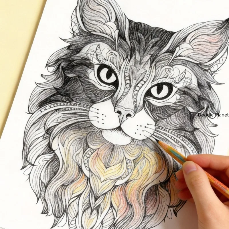 livro-de-graffiti-com-tema-de-gato-desenhado-a-mao-para-meditacao-e-alivio-do-estresse-para-adultos-32-paginas-livro-de-desenho-de-papel-grosso-de-tamanho-grande