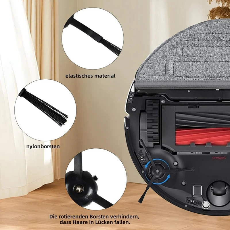 Roborock-Ultra Robot Vacuum, Dupla Escova Principal, Escova Lateral, Filtro Hepa, Mop Panos, Saco De Pó, Acessórios De Substituição, S8 Pro