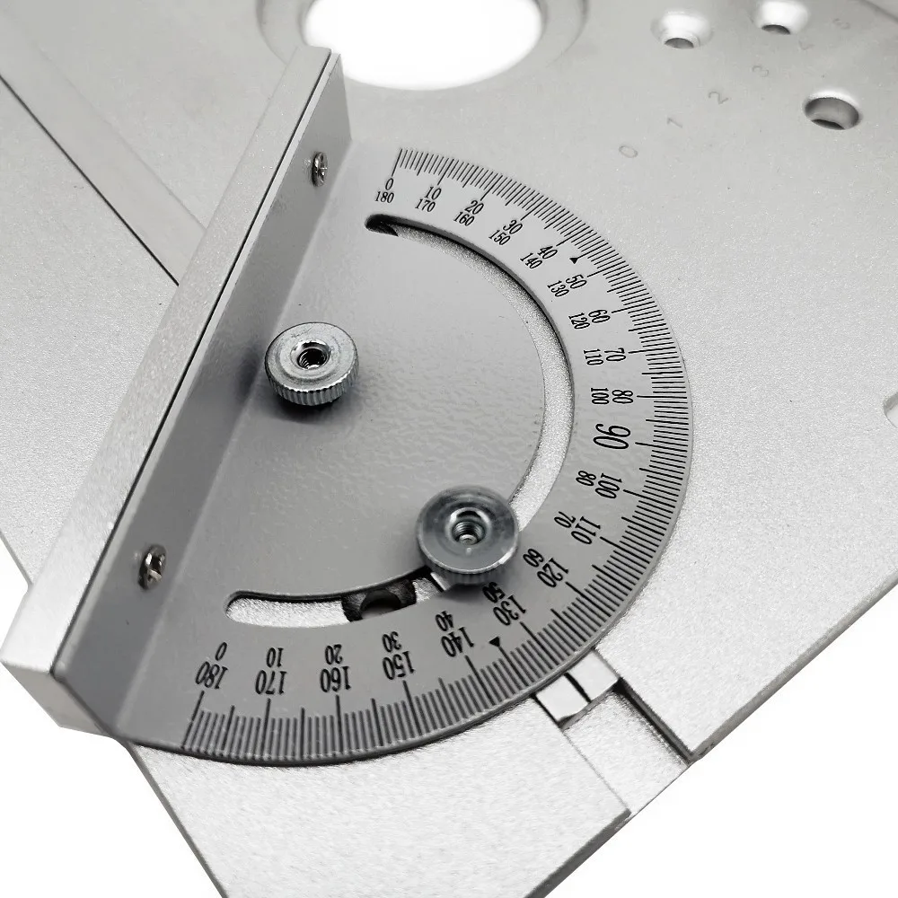 X8 Dual Purpose Router Flip Insert Plate Aluminum Base Board For Big Router & Electric Trimmer Woodworking Table Auxiliary Panel view 5