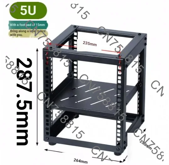 for Network Switch Network Device，Open 10 Inch Desktop Cabinet Natural Unprocessed NAS Router Storage Cabinet