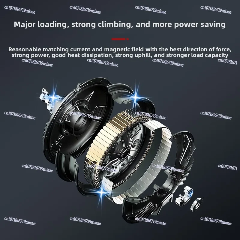 Electric Vehicle Motor 10 Inch Universal Battery Car 48V60V72V High-speed Motor 2000W Rear Wheel