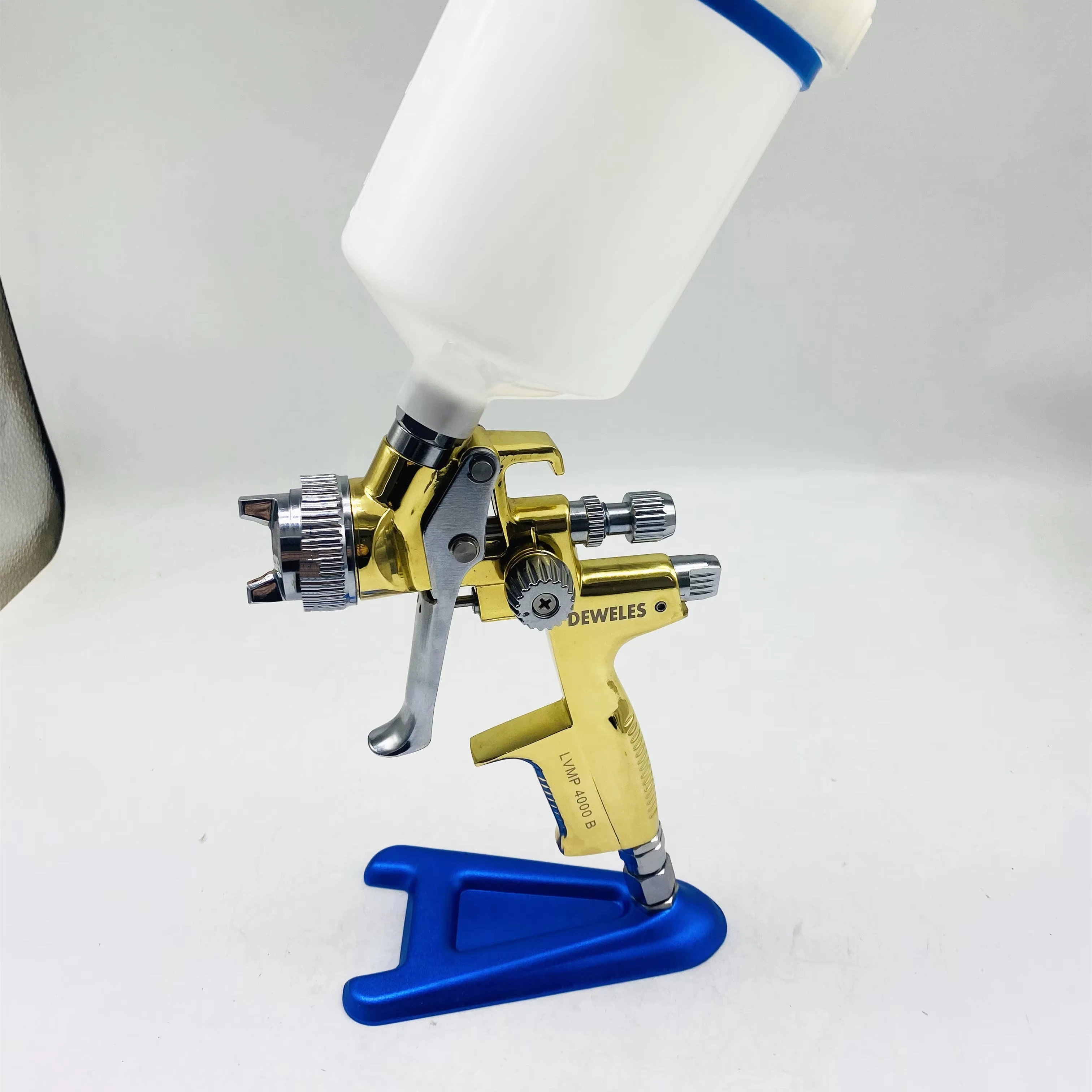 

DEWELES High Quality Professional Paint Spray Gun Hvlp Aluminum 4000B 1.3mm High Atomization Air Spray Gun Pneumatic Tool