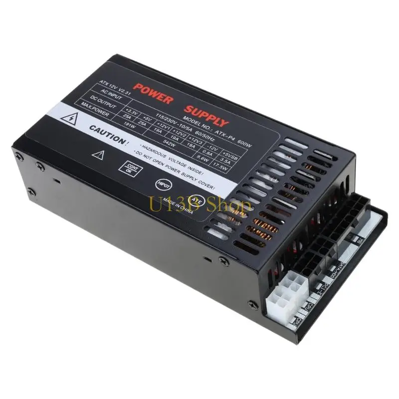 

U13B Stable Performances 600W Flexs ATXs Power Supply Unit for ITX K39 Case