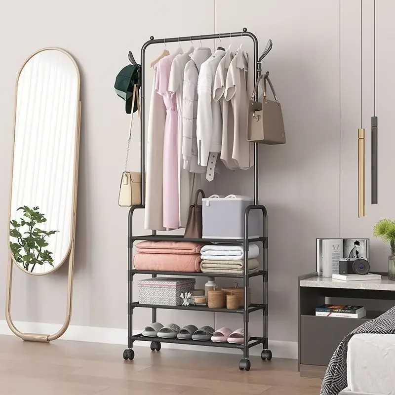 

Drying Floor Rack Home Clothes Storage Racks for Shoes Standing Rack Garment Furniture Coat Rack Wardrobe Garment Clothes Shelve