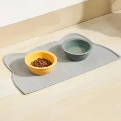 New Silicone Pet Mat Food Feeding Pad Waterproof Dog Cat Bowl Puppy Feeder Tray Water Cushion Placemat