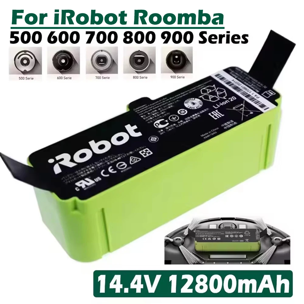 Pour IRobot Roomba 14.4V 1800/5200mAh batterie Roomba 600 700 800 900 série aspirateur IRobot Roomba 655 780 805 890 960 partie