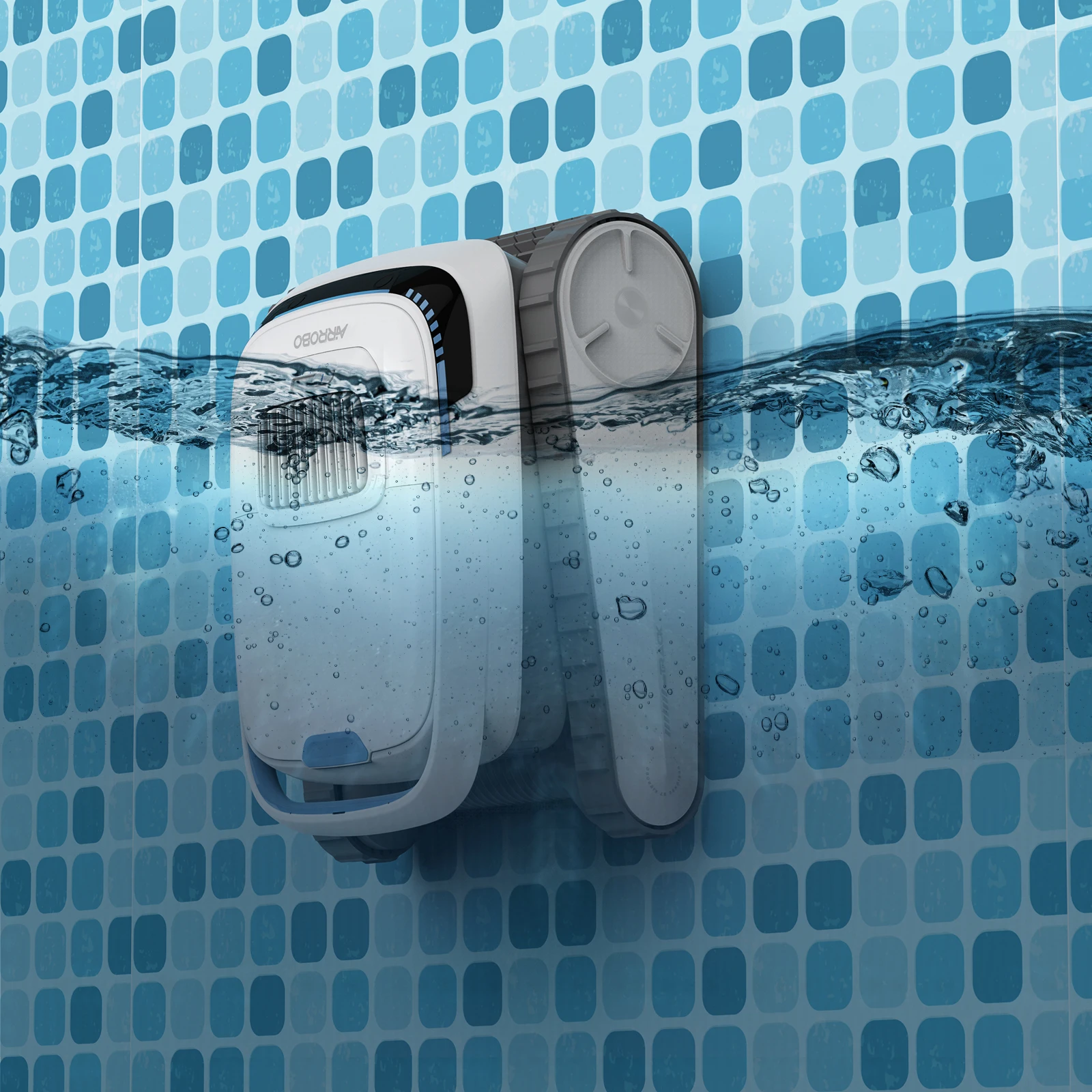 

Wireless Pool Cleaner Wall Climbing Pool Vacuum Cleaner Battery Intelligent Navigation Pool Robot Floor and Wall Waterline