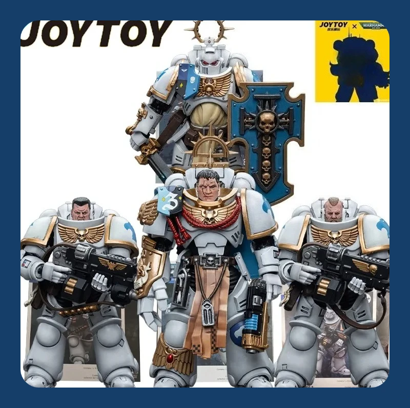

JOYTOY Genuine JOYTOY X Warhammer 40K Series Astat White Consul Game Character Model 1/18 Movable Model Boy's Gift Collectibles