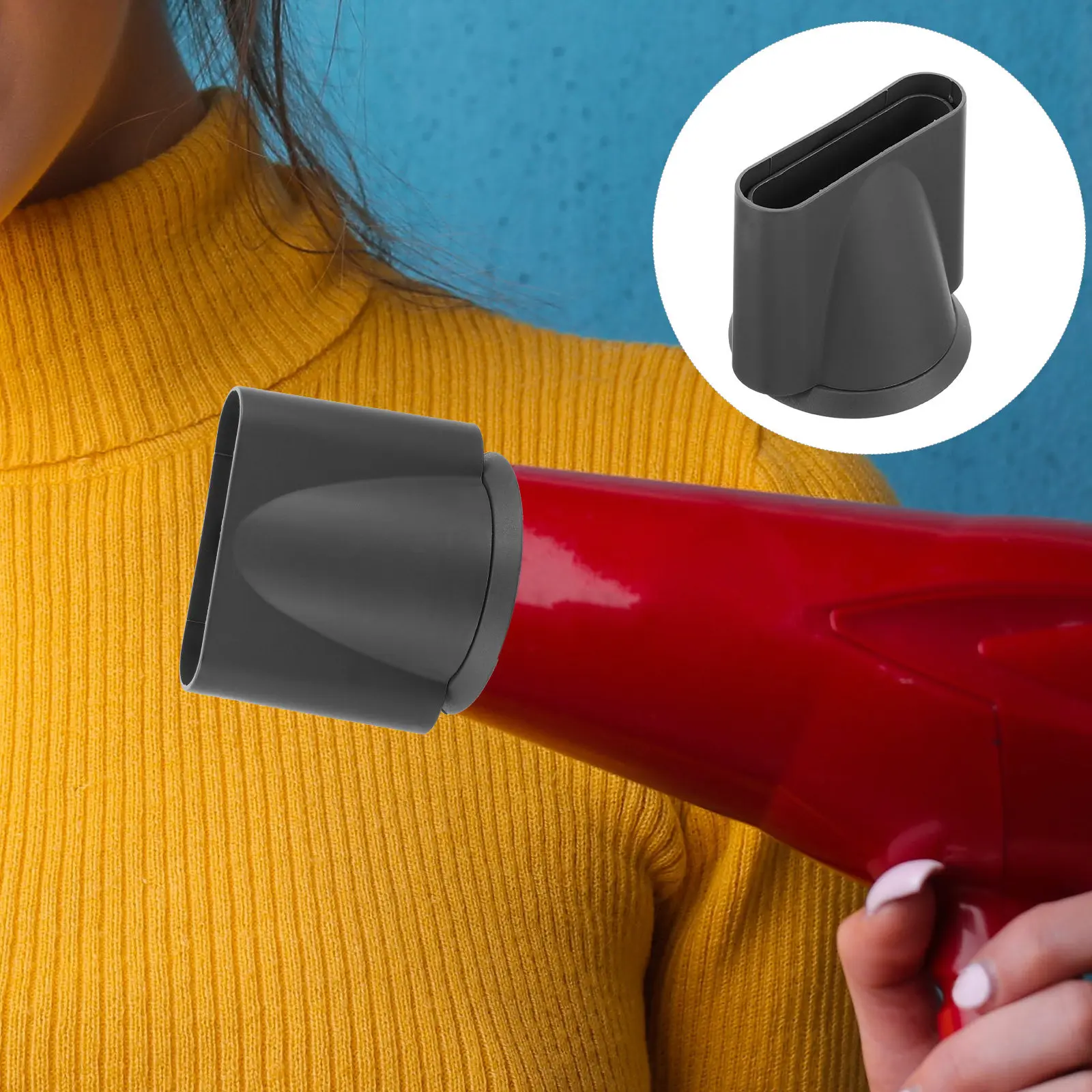 

Anti-Flying Nozzle Smooth Airflow Replacement Part Narrow Attachment For Quick Drying Hair Dryer Nozzle Adapter Hair Dryer