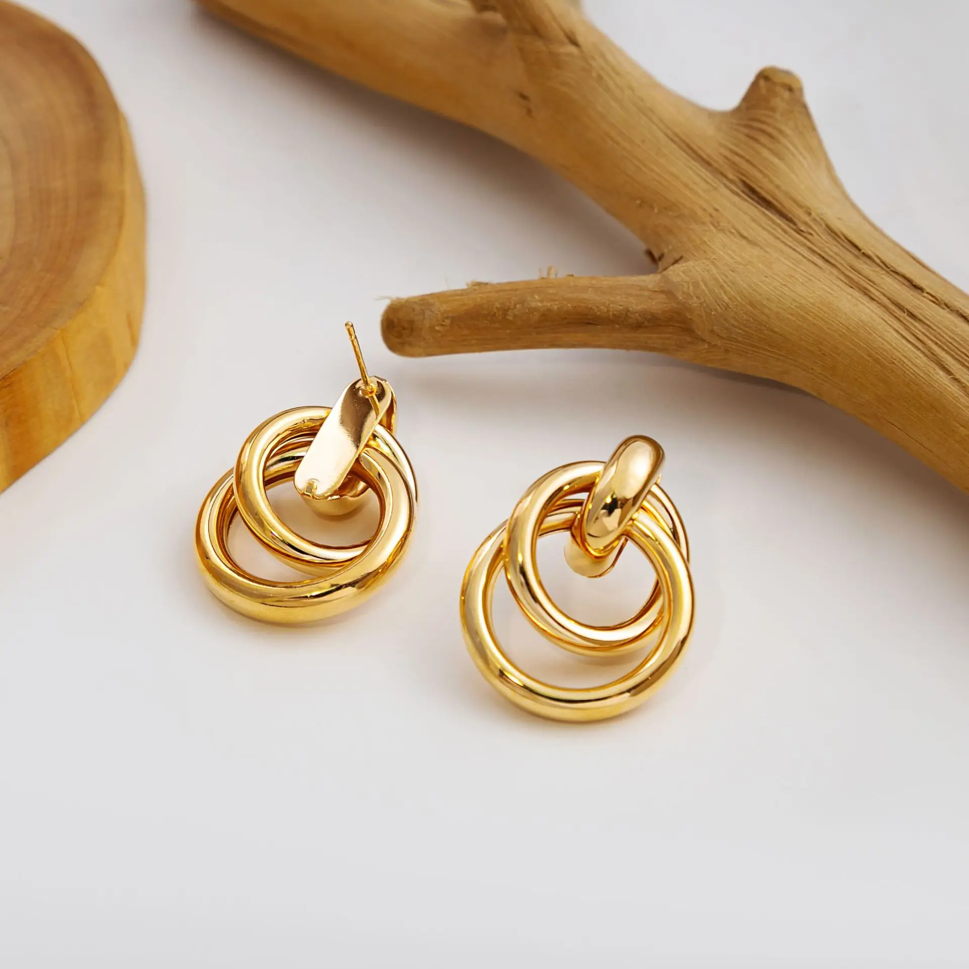 Stud Earrings Vintage Silver Post Round Hoop Metal Geometric Mini Cute Durable Lightweight Comfortable Everyday Wear Women