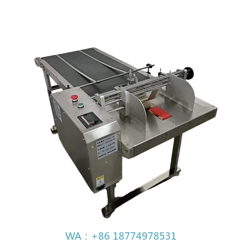 

Machine Feeder Conveyor Pouch CountingPlastic Packing Friction Paging Machine Adjustable Speed Paging