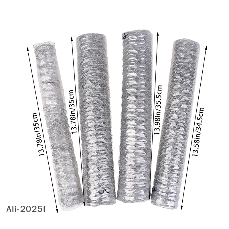 

【I】1 Roll Sturdy Iron Garden Fence Chicken Wire Net Flower Arrangement Wire Netting For Floral Mesh Craft Netting