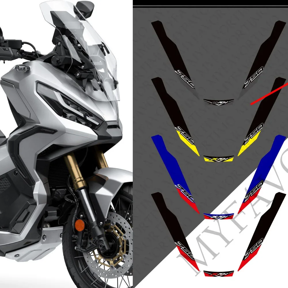 For Honda X-ADV XADV X ADV 750 Protector Tank Pad Kit Knee Wheel Stickers Decals Body Fender Shell Windshield 2021 - 2023 2024