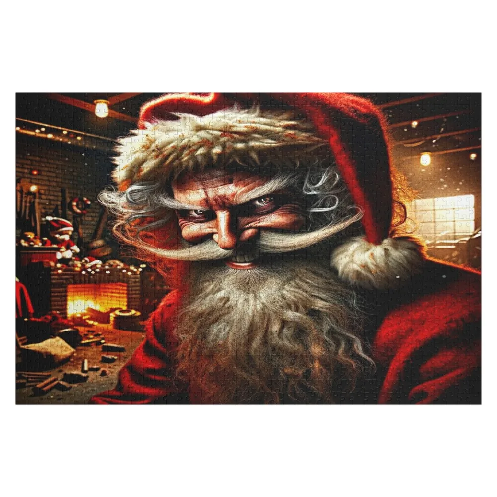 Rather psychopathic, this Santa Claus Jigsaw Puzzle Picture Jigsaw For Kids Custom Customized Picture Puzzle