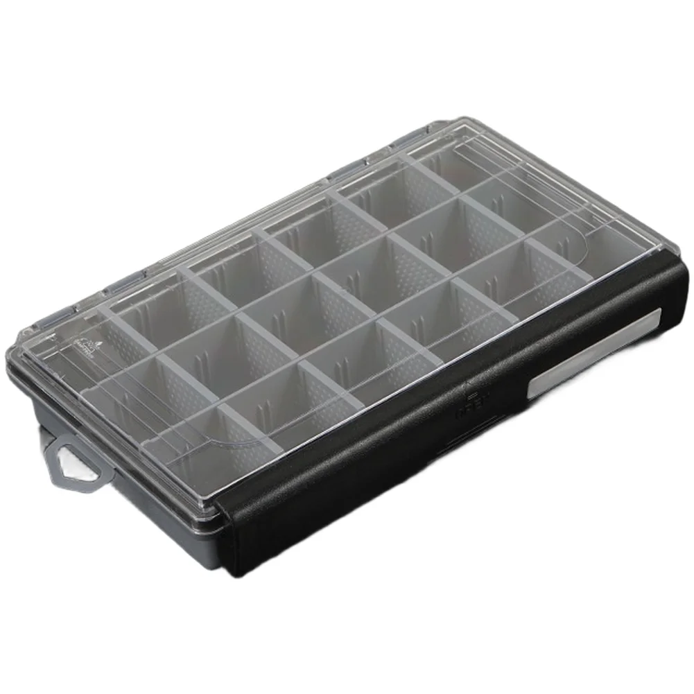 Adjustable Divider Box Waterproof Bait Box For Fishing Trips Removable Dividers Lightweight Construction Built-in Ventilation