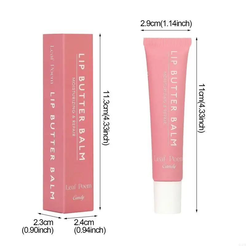 Q1FB Tinted Lip Butters Balm Hydrating Conditioning Glossy Finish Daily Use Lip Care