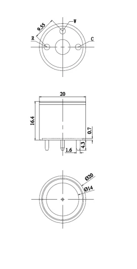 ME3-C6H6 benzene electrochemical gas detection measurement Hydrogen Chloride Sensor