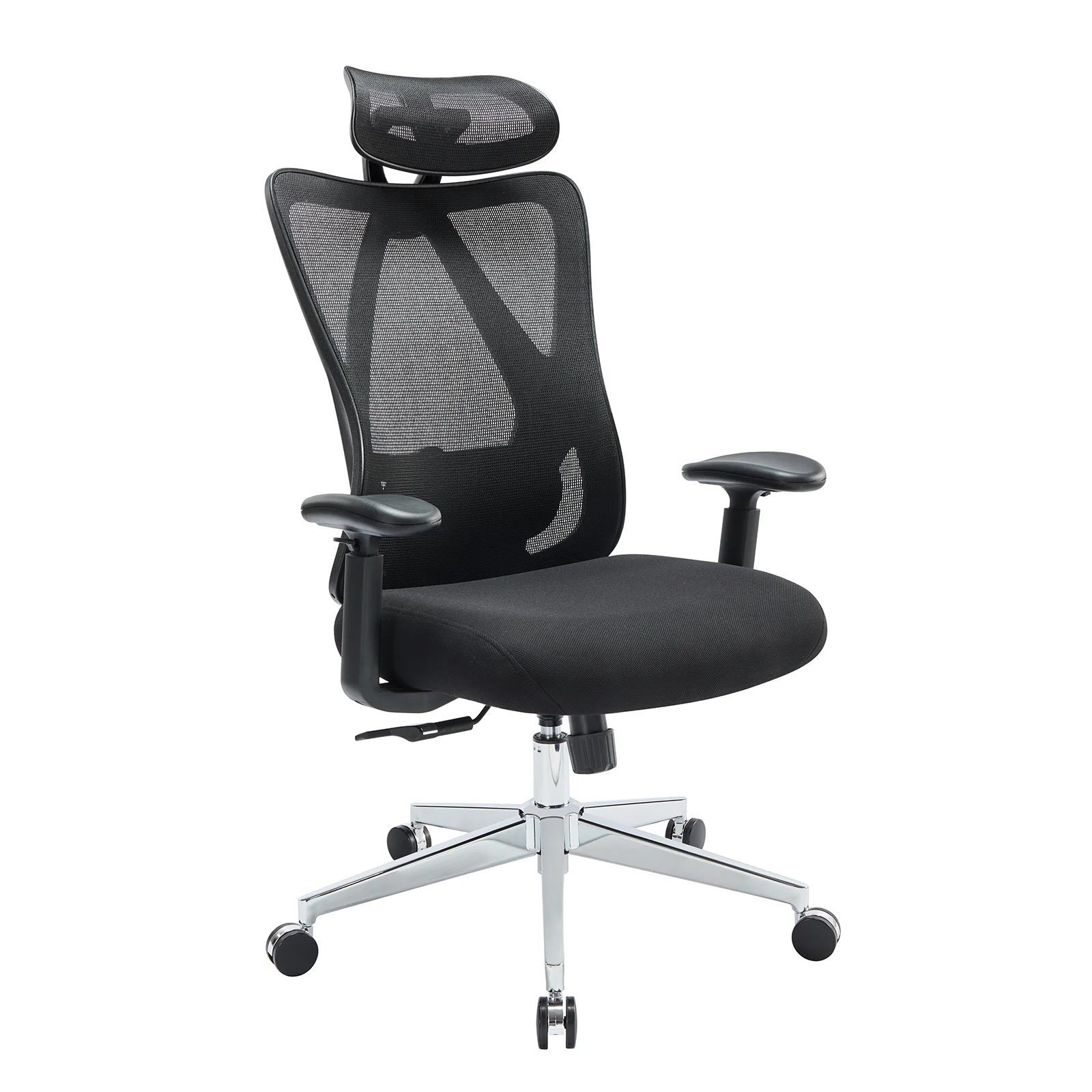 

JHK Ergonomic Lumbar Support Mesh Backrest Office Chair Adjustable Height Headrest Breathable Back Rolling Swivel Gaming Chairs