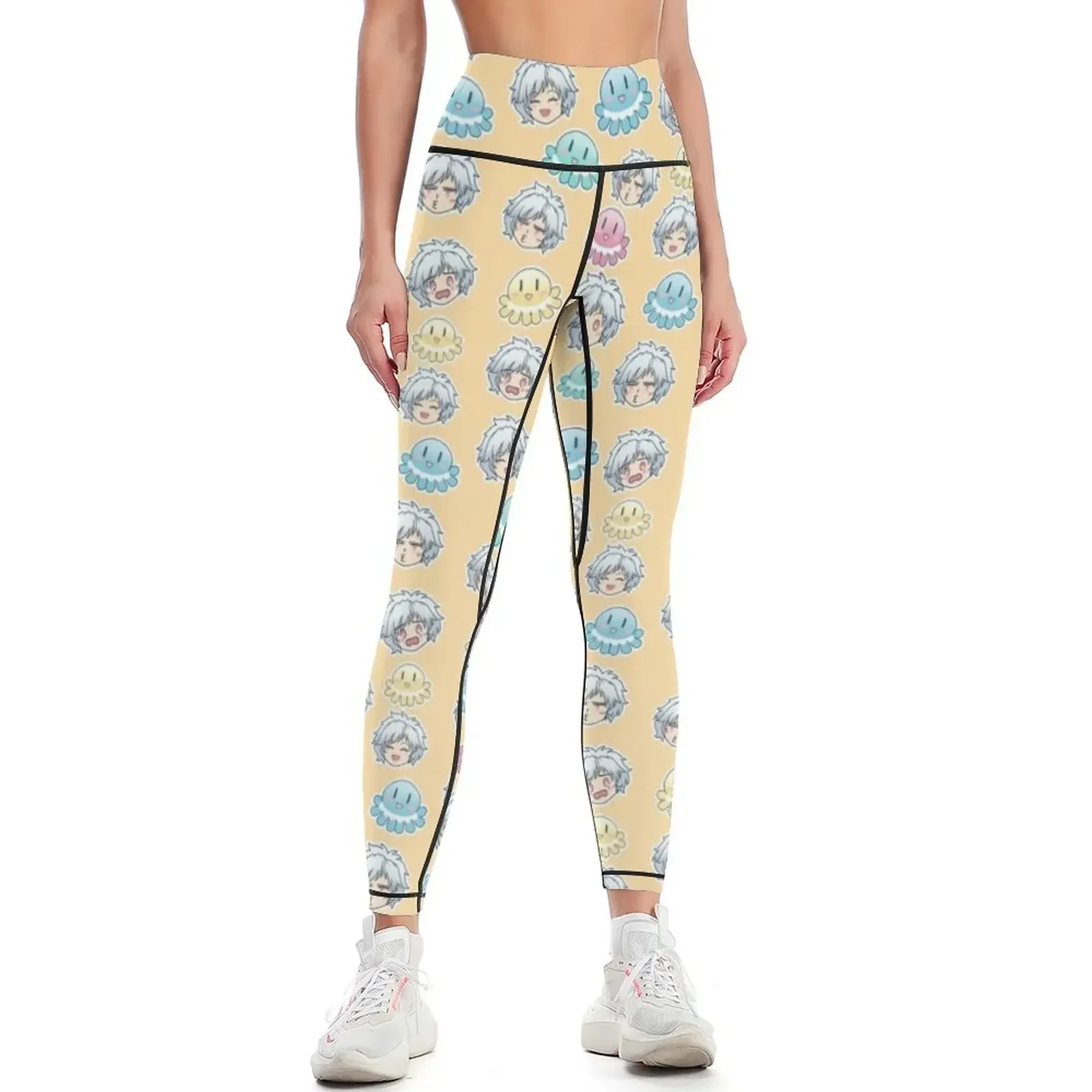 

Clear Skies and Jelly Times Leggings gym wear harem pants sport set legging pants raises butt Womens Leggings