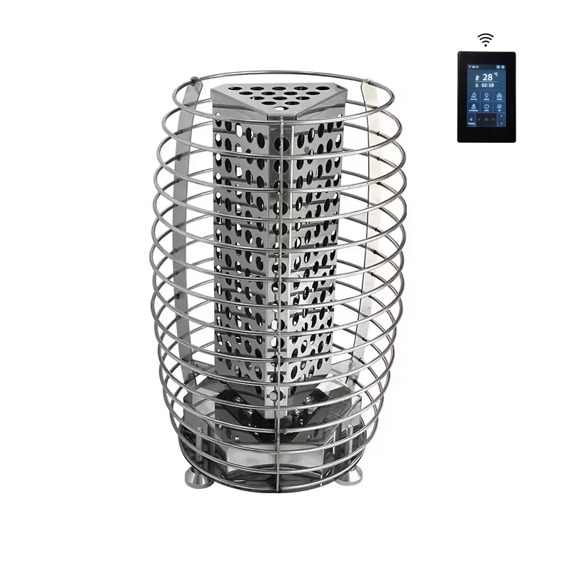 9KW Wifi App External Control Sauna Room Equipment Sauna Heater Dry Steam Sauna