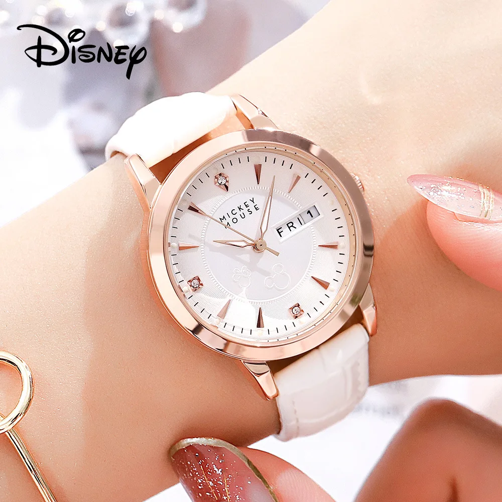 Disney Lady Girl Quartz Watch Winnie The Pooh Bees Cartoon Cute  Men Women Clock Date Waterproof Luminous Relogio Masculino