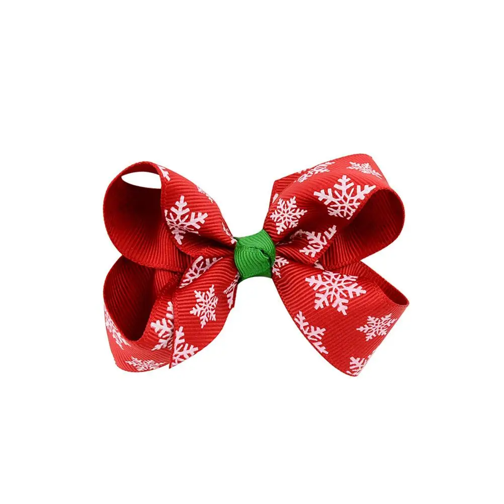 

12 Pcs Bow Hair Clips Christmas Accessories Girls Child Hairpins Slides Premium Ribbon Non Slip Easy Attachment Comfortable