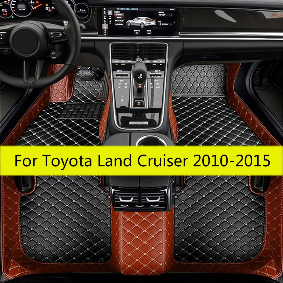 

Car Floor Mats For Toyota Land Cruiser 2015 2014 2013 2012 2011 2010 (7 Seats) Carpets Custom Interior Accessories Parts Covers