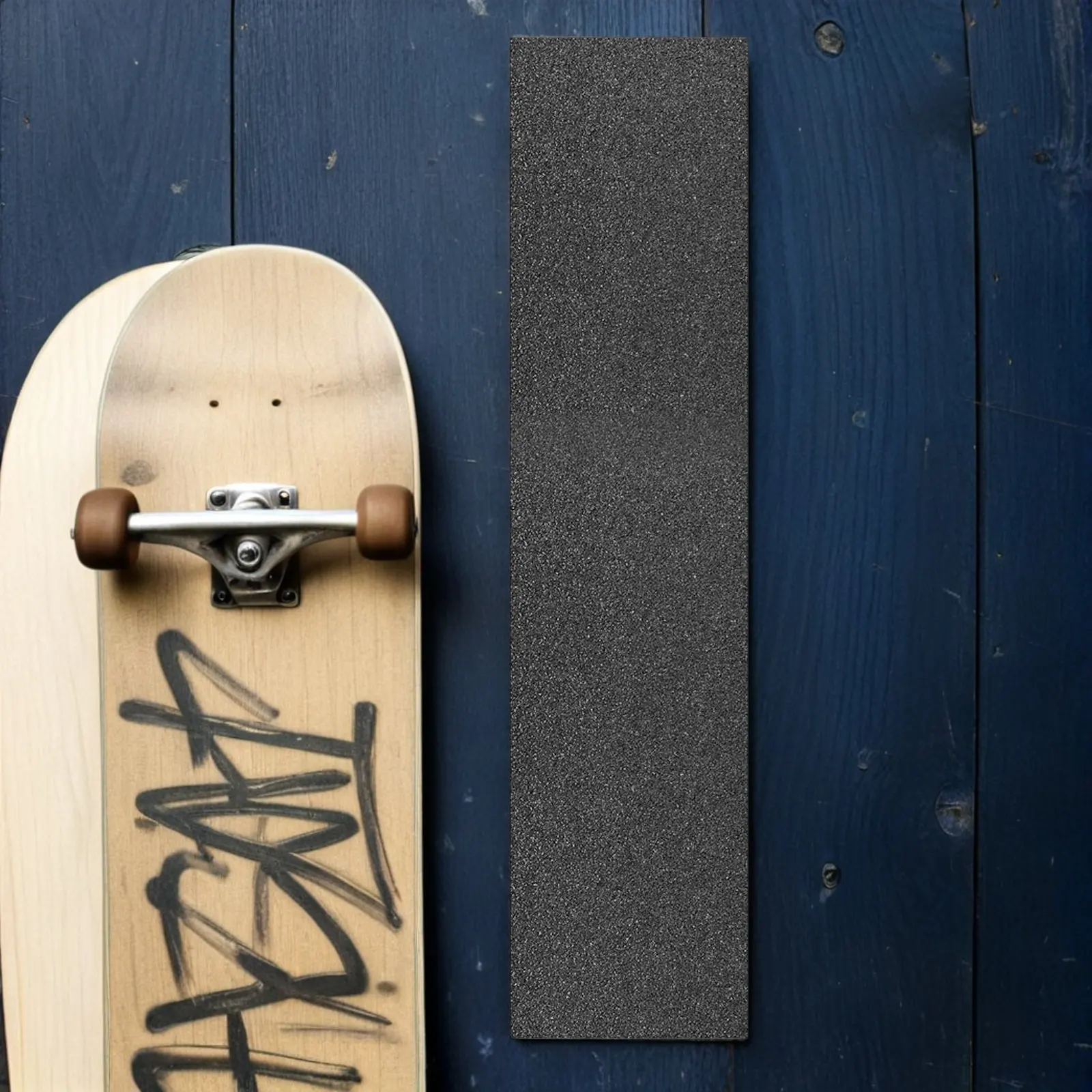 2Pcs Skateboard Grip Tape Sheet 33x9 Inches High Traction Waterproof Sandpaper Deck Cover Non Slip for Longboards Scooters