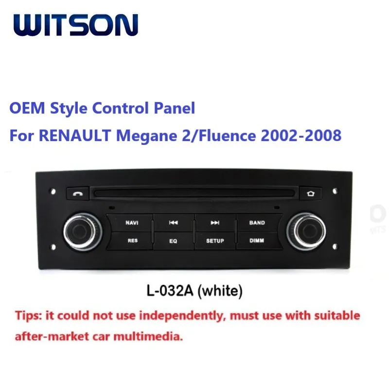 

WITSON OEM Style Control Panel For RENAULT Megane 2/Fluence 2002-2008 (L-032)