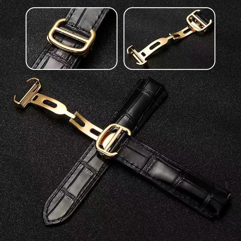 سوار ساعة جلدي للنساء ، حزام بالون أزرق ، سوار ، 14-8 ، 16-8 ، 18-11 ، 20-12 ، 22-14 ، أزياء بديلة