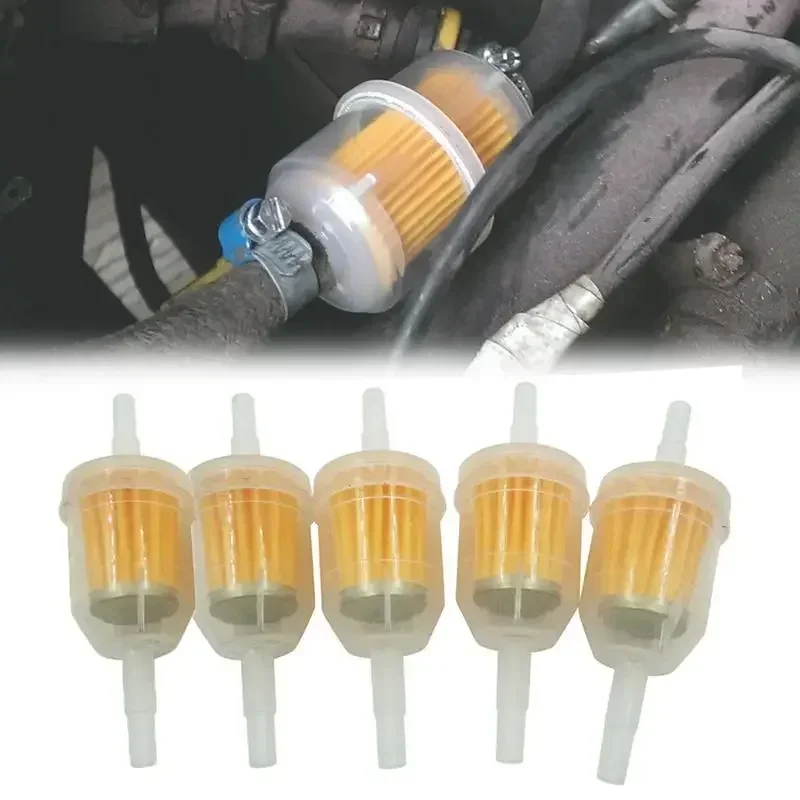 1-6pcs Universal Inline Gas/Fuel Filter 6MM-8MM 1/4\