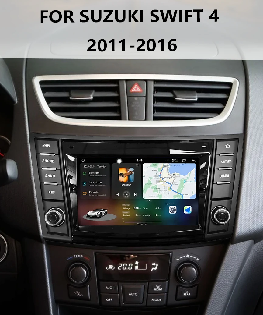 CHSTEK Auto Radio Für Suzuki Swift 4 2011-2016 Multimedia Drahtlose Carplay Bluetooth Android GPS 4G WIFI Auto player Media Stereo