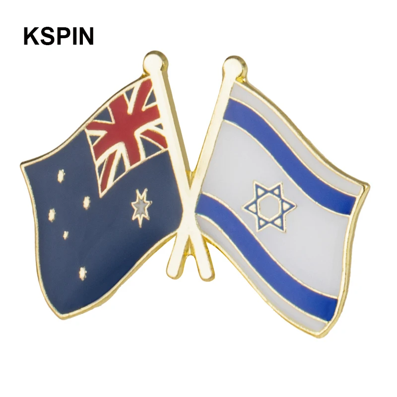 10 stücke viel Australien Freundschaft Flagge Revers Pin Abzeichen Brosche